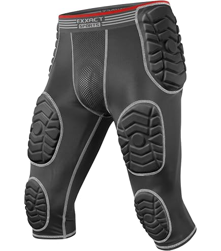 Amazon.com : Nike Pro Hyperstrong 7-Pad 3/4 Football Girdle (Black