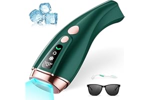 DABZAL Laser Hair Removal for Women Permanent,999,999 Flashes Painless IPL Hair Remover with Ice Cooling Care Function, at Home Hair Removal Device for Facial Armpits Legs Bikini Line Whole Body, Corded