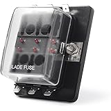 Auxiliary Automotive Fuse Box Holder - Add 6 Fused ... painless wiring fuse box for boat 