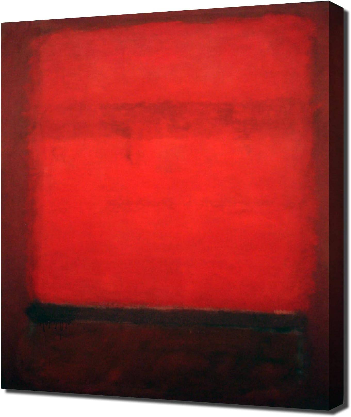 Compatible With - Mark Rothko - Light Red Over Dark Red - Canvas Art Print - Wall Art - Canvas Wrap