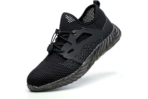 SUADEX Steel Toe Shoes Men Women Indestructible Work Safety Shoes Working Shoes Industrial Construction Shoes