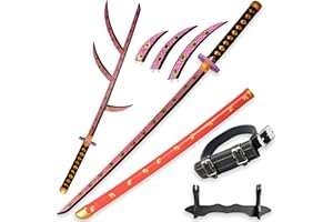 SV Anime Demon Slayer Sword Katana 41 Inch Decorative Collectible Gift Cosplay Sword，Various Styles Available