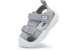 BMCiTYBM Baby Boy Girl Closed Toe Summer Sandals Lightweight Shoes Infant Non-Slip First Walking Sneakers 6 9 12 18 24 Months