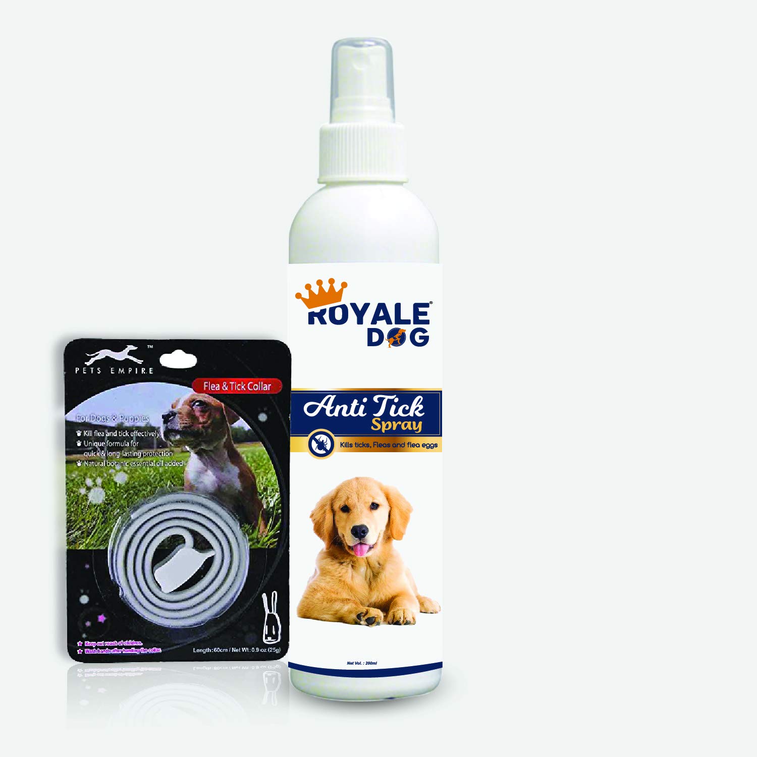 Pets Empire Natural Botanic Essential Oil Added Flea Tick Collar For Dog Puppy Length 66cm Pets Empire 100 Natural Flea Spray For Dogs Cats Pets 200ml Amazon In Pet Supplies