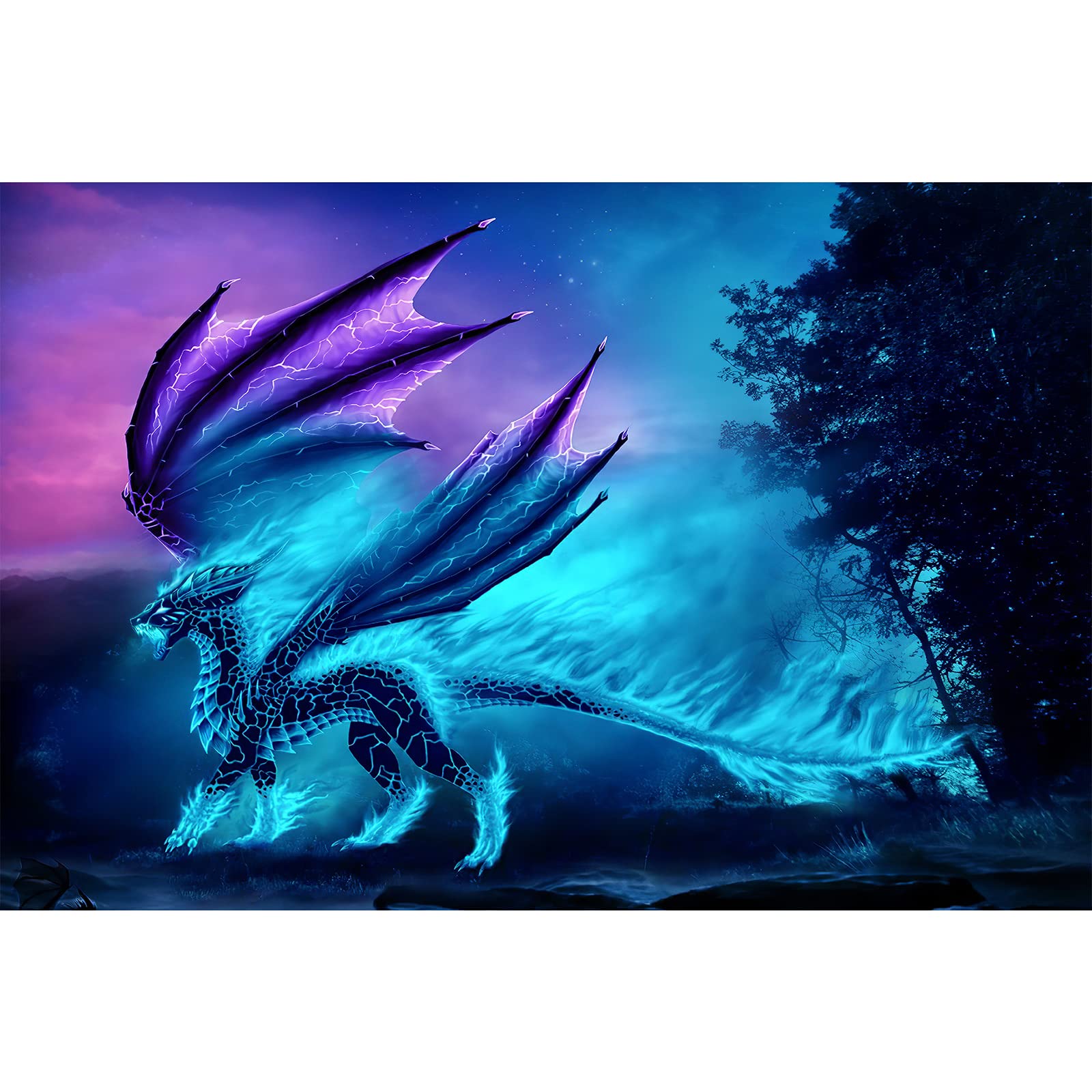 Jigsaw Puzzle 1000 Piece Dragon In The Mountains Classic Puzzle Adult Puzzle Diy Kit Wooden Toy Unique Gift Modern Home Decor