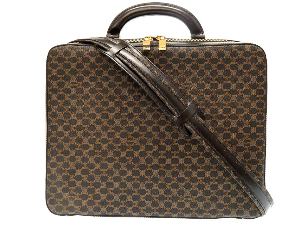 楽ギフ のし宛書 Pvc レザー ビジネスバッグ ヴィンテージ マカダム Celine セリーヌ メンズ B07fpk7yzf 中古 0084 メンズ Wwmp Org Za