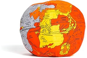 Mars HUGG-A-PLANET | The Original Soft & Huggable Red Planet | 400 Places Labeled | For All Ages | Kids, Teens, Adults, Teachers, and Parents | Educational Toy