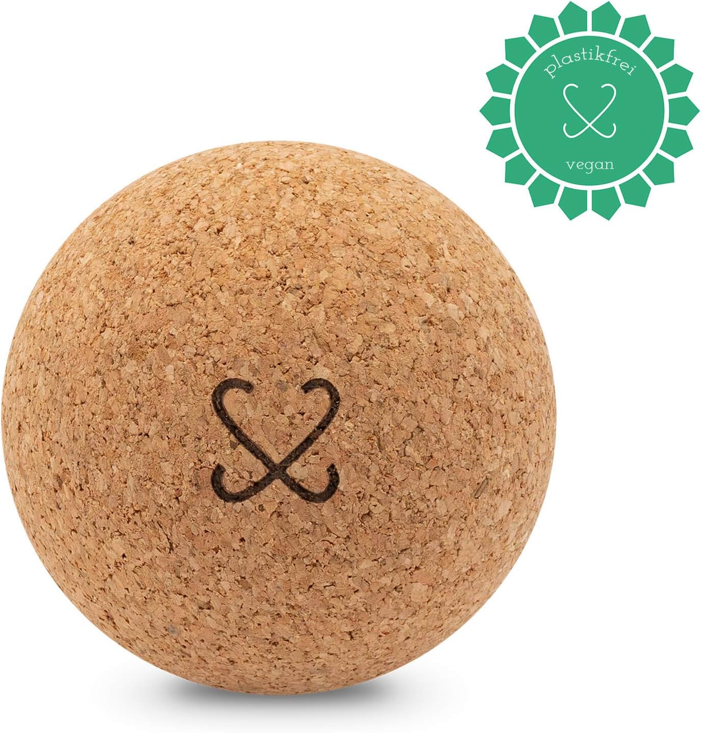 Coco Mind cork massage ball 7 cm, 9 cm and in a set | plastic-free fascia ball for self-massage of neck, back & feet I sustainable and ecologically made