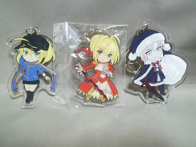 Amazon Fategrand Order Fgo ぴくりる アクリルキーホルダー ネロ サンタオルタ 謎のヒロインx 3点セット アニメ 萌えグッズ 通販