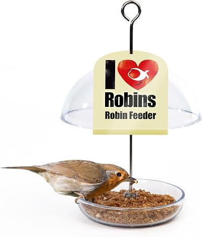 Jacobi Jayne I Love Robins Pearl Feeder Small Garden Bird Feeder