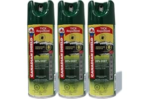 Canadian Shield Insect Repellent| Tick Repellent Aerosol Formulated With 30% Deet For 8 Hours of Outdoor Protection (170g)[3 