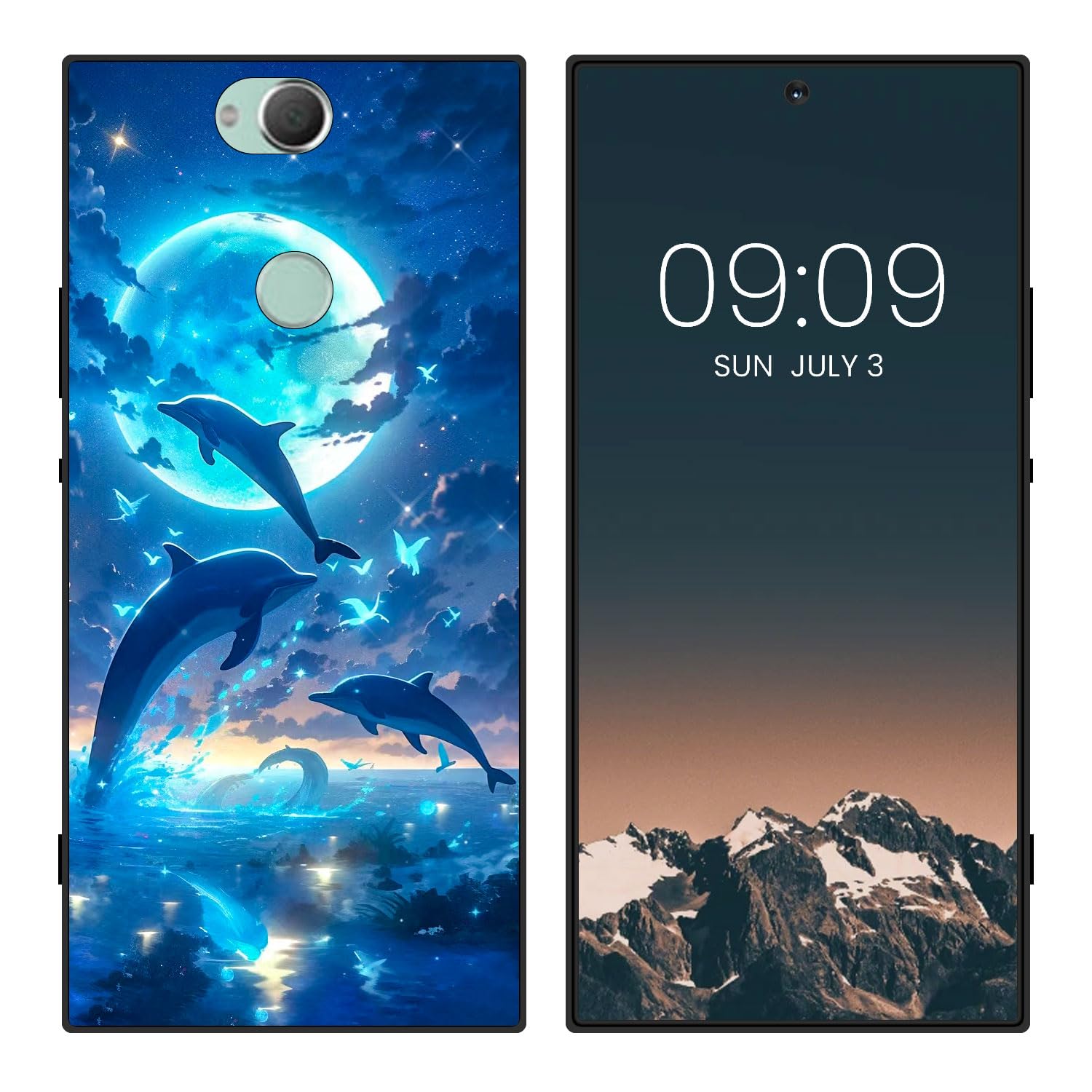 WUACYEAMING for Sony Xperia XA2 Plus Cute Case,Soft