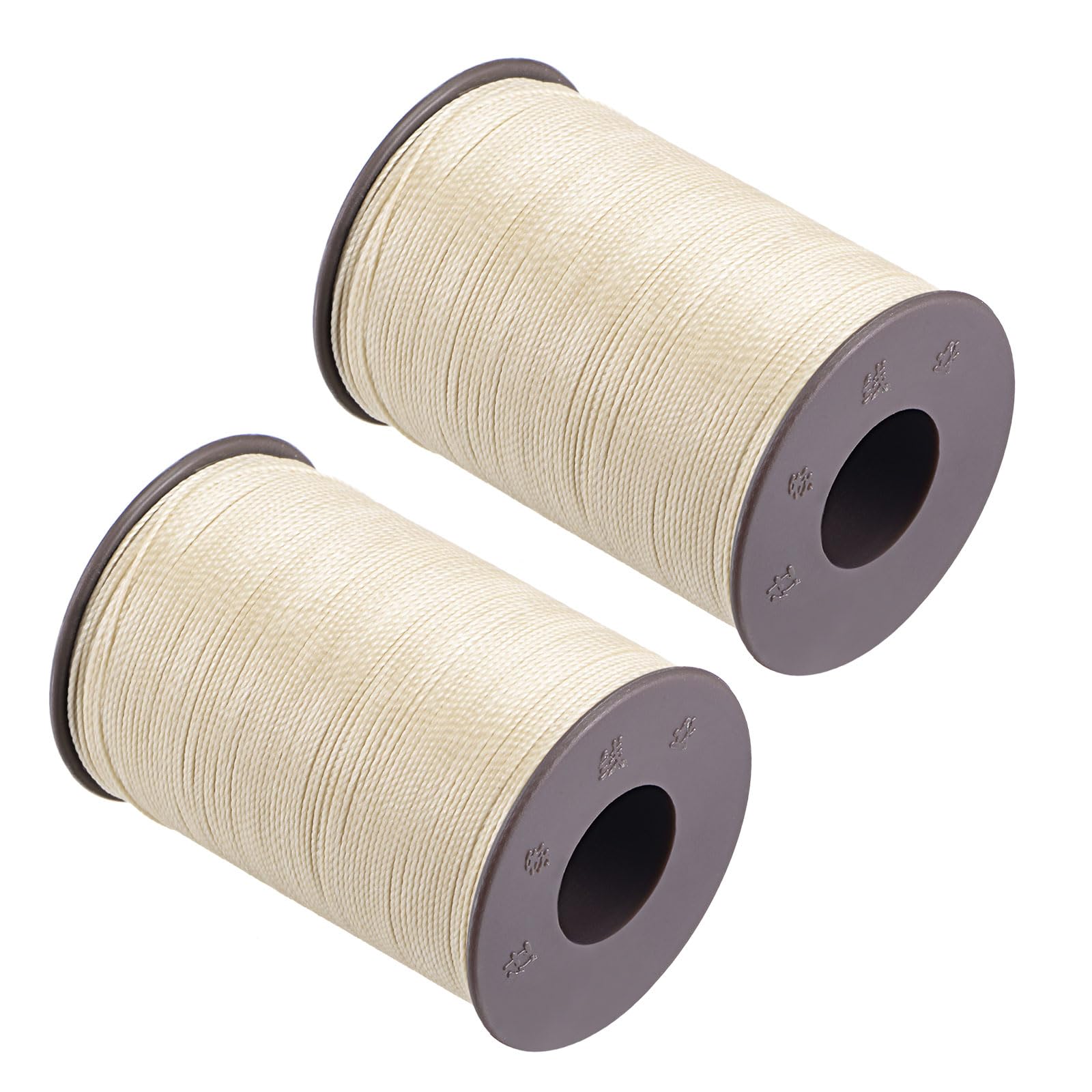CoCud Thin Waxed Thread, 175 Yards 0.45mmmm Dia, Polyester Wax-Coated Leather Stitching Thread Linen - (Applications: for Sewing Quilting), 2-Pieces