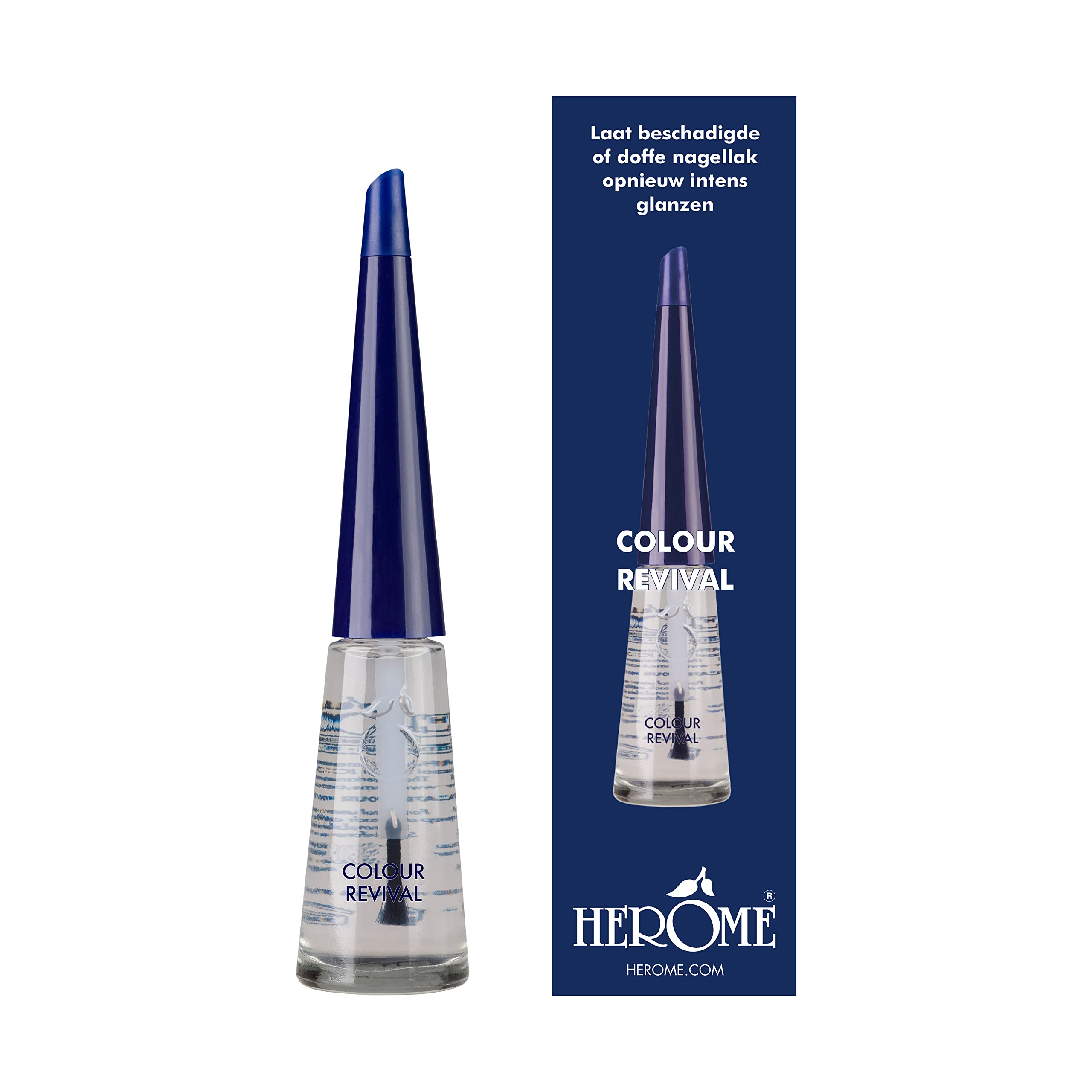 Herome Colour Revival 10ml | Intensifies Dull Nail Polish Colour, Repairs Scratches, Suitable for Acrylic Nails, Makes your Colour Last Longer