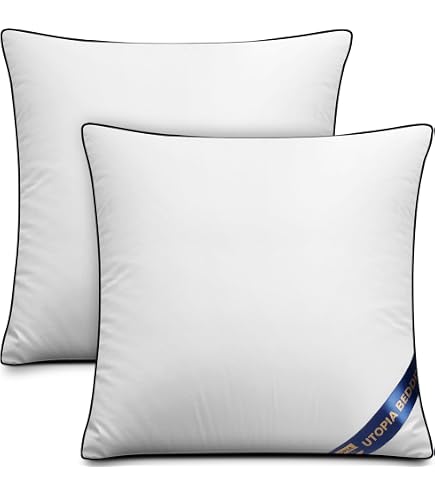 Patdrea Set Of 4 Throw Pillow Inserts - Soft White Decorative Cushions For Couch & Bed - View #9