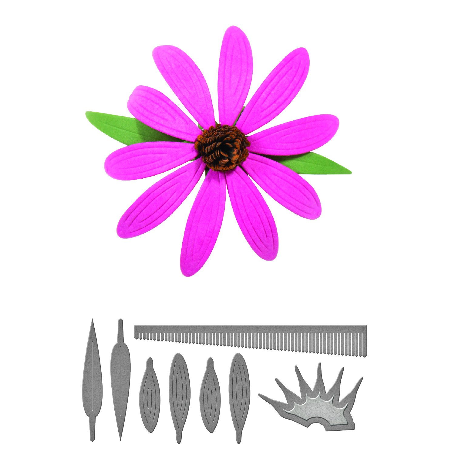 Spellbinders Spellbinders Shapeabilities Die D-Lites-Echinacea Create A Flower,