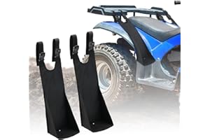 OFIG Universal ATV Rear Passenger Foot Rest, Foldable Heavy Duty Rear Passenger Foot Pegs Foot Rest Foot Pedesta Compatible w