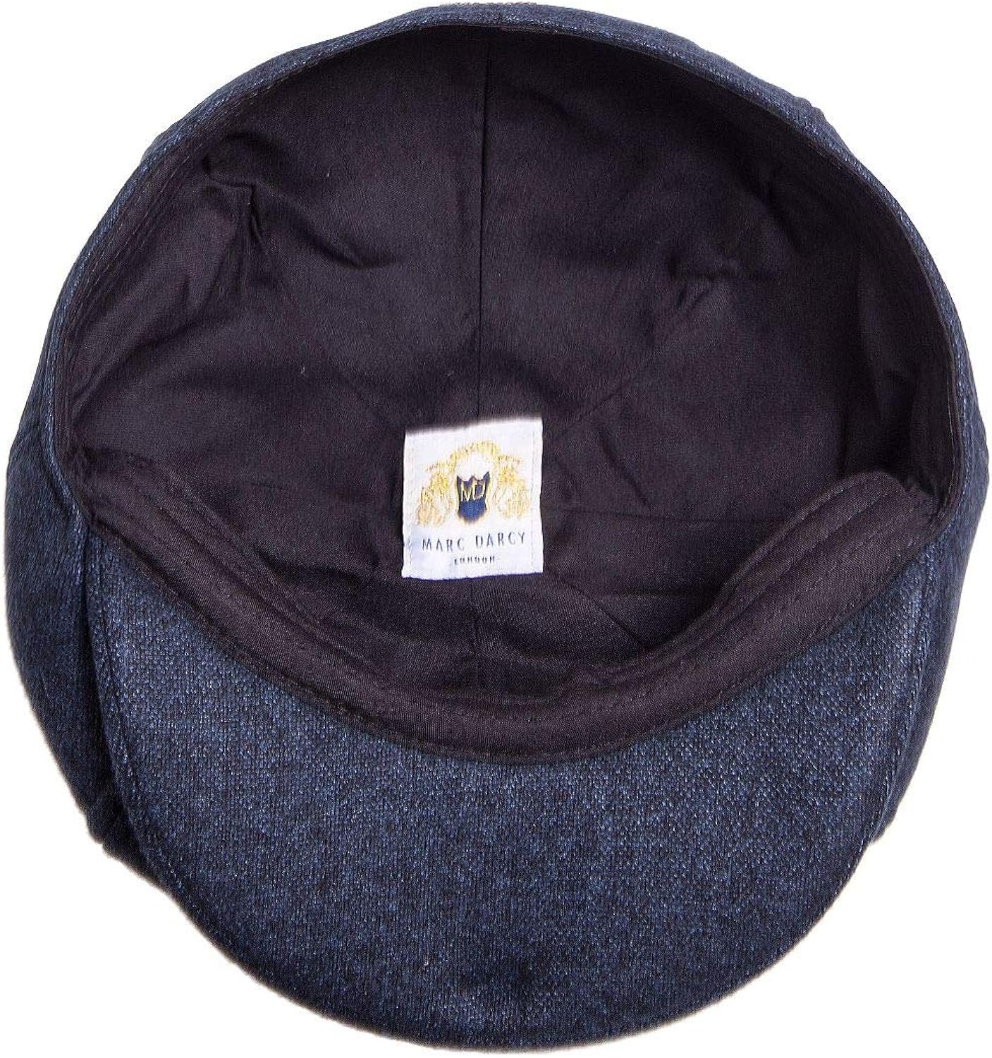 navy tweed flat cap