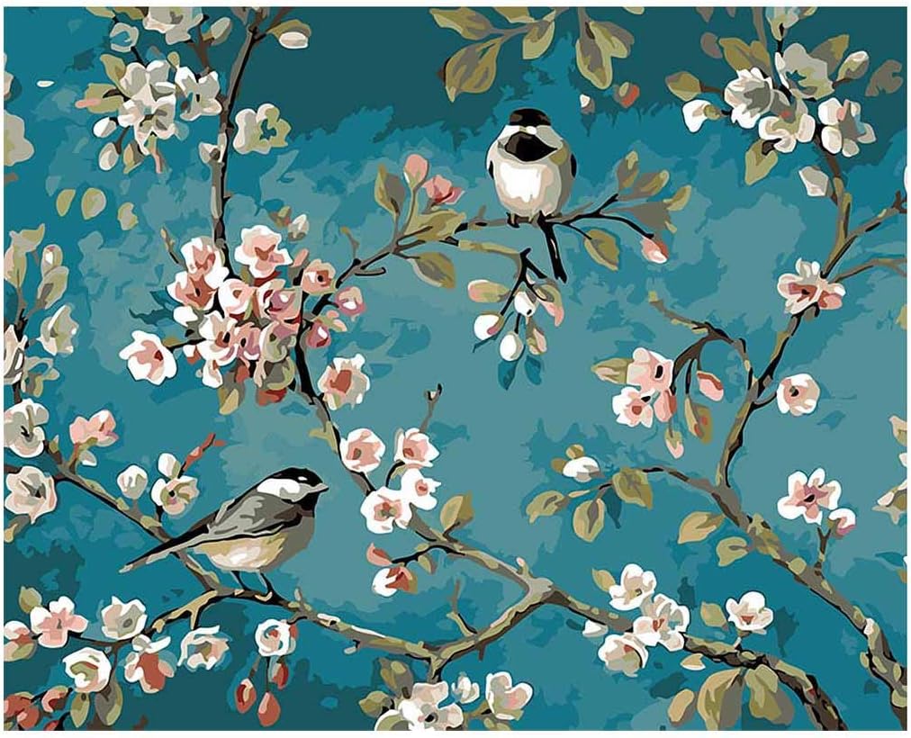 YUNIAO New Paint by Numbers Kits for Adults Beginner Children Kids DIY Pre-Printed Oil Painting Gift Arts Crafts,DIY Digital Oil Painting 3040 Iandscape Figure Flower Living Room Decoration