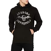 Avenged Sevenfold Men's Logo Long Sleeve Hoodie, Black, X-large