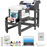 Lancelot M1630 Pro A3+ DTF Printer Bundle with Shaker and Dryer | Holiday Mode, XP600 printhead, 2x speed than L1800,mobile workstation and laptop for roll or sheet custom apparel production