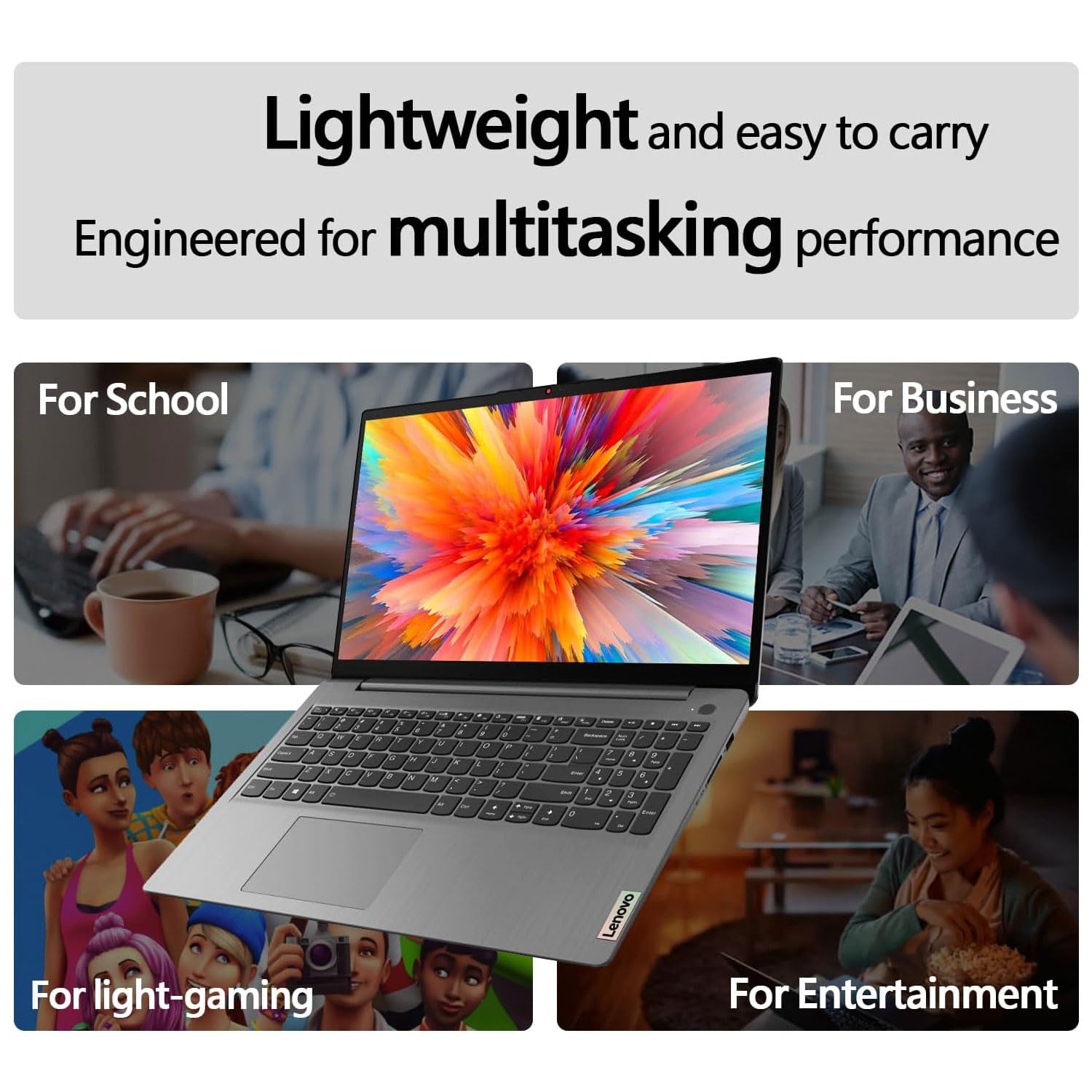 Lenovo IdeaPad 1 Home Laptop, 15.6