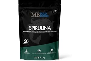 Mad Barn - Spirulina 1 kg | Supports Respiratory Health in Horses | Rich in Antioxidants | Supports Healthy Skin | High in Vi