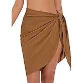 QOMEWA Women's Sarong Wraps Swim Skirt Cover Ups Bathing Suit Wrap Skirt Swimsuit Coverups for Swimwear