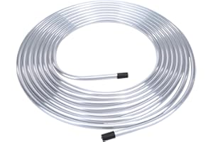 AC PERFORMANCE 1/4" Aluminum Fuel Line Hard Tube, 16 Feet Coil
