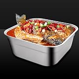 ASelected 304 Stainless Steel Washing Up Bowl 10 Litre 30x30x13cm view 6
