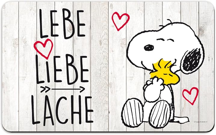 Snoopy Brettchen Lebe Liebe Lache Amazon De United Labels Ag Bucher