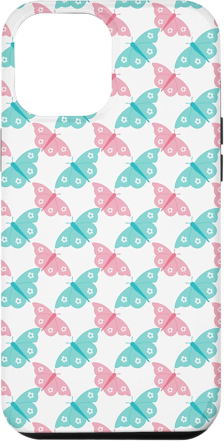 Amazon Com Iphone 12 Pro Max Wallpaper Blue Red Butterfly Aesthetic Butterflies Beautiful Case