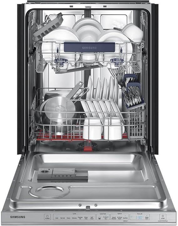 samsung waterwall dishwasher stainless steel