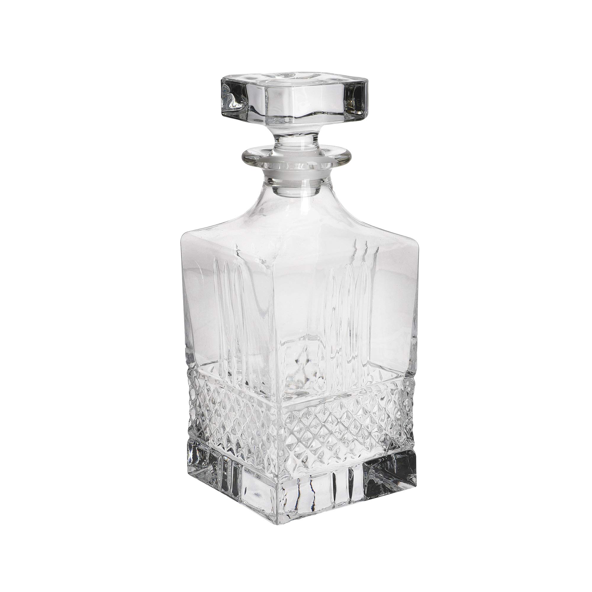 Maxwell & Williams Verona Whiskey Decanter in Gift Box, Cut Crystalline Glass, 75 ml