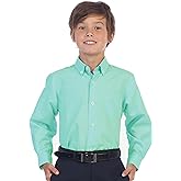Gioberti Boy's Oxford Long Sleeve Dress Shirt