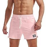 AIMPACT Men's Athletic Shorts Bodybuilding Workout Cotton Gym Shorts with Pockets