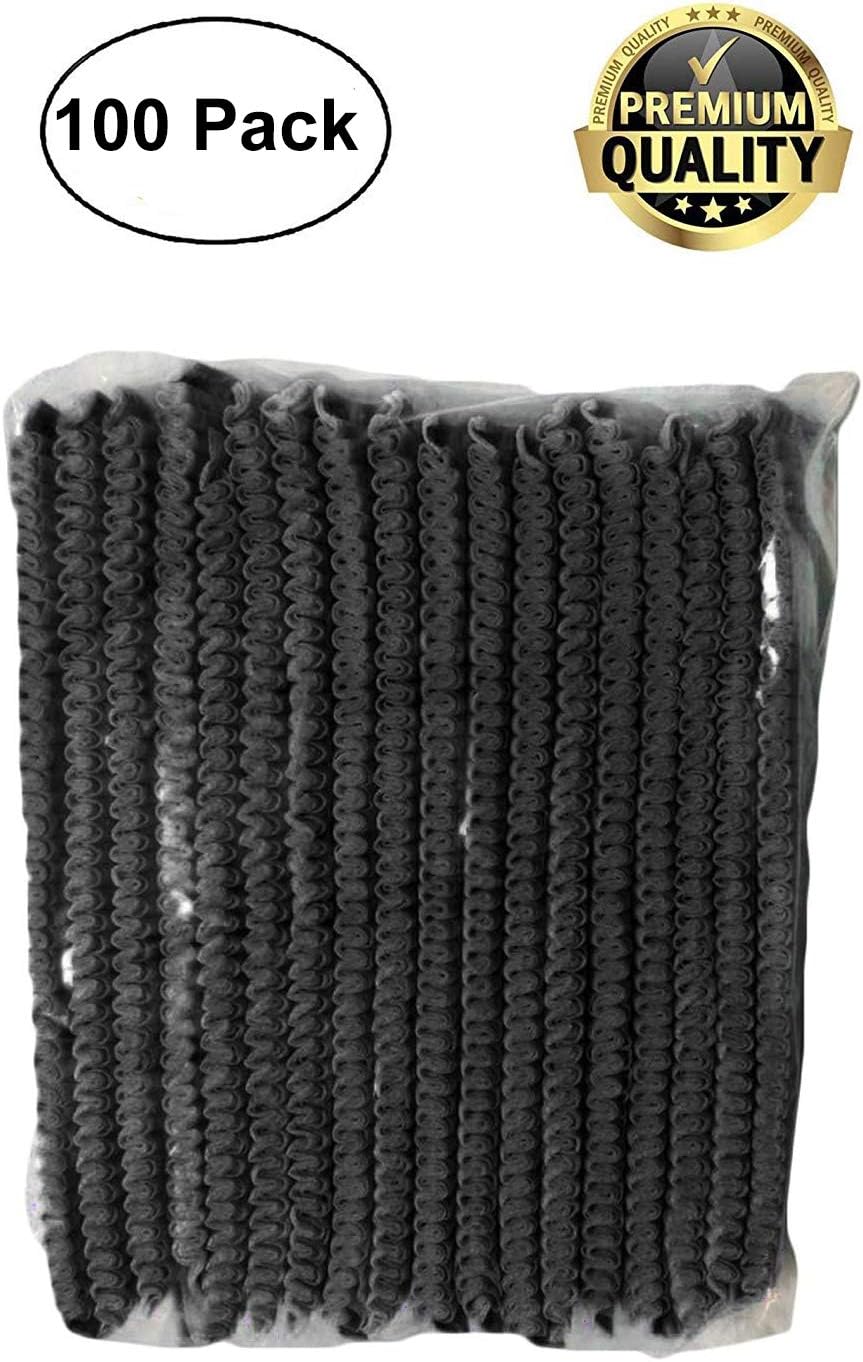 ABC Pack of 100 Black Polypropylene Beard Covers 18". Disposable Beard Guards. Industrial Grade Beard Net Protectors. Honeycomb Beard Nets. Facial Hair Covering. Breathable & Lightweight. Wholesale.: Health & Personal Care