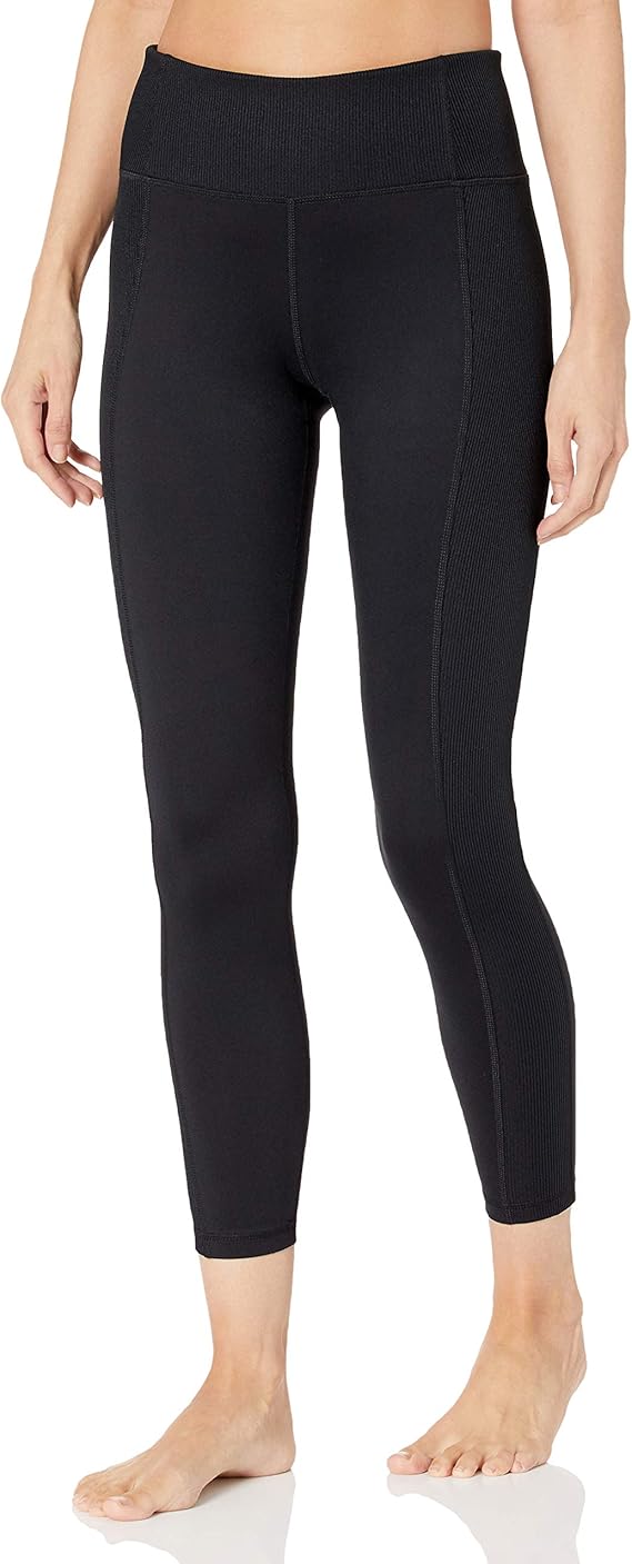 Danskin Women's Melange Rib Full Length Legging at Amazon Women’s