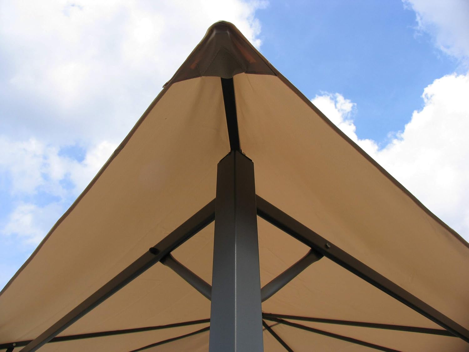 QUICK STAR Replacement Roof for Garden Gazebo 3x3m (9,7ft - 9,7ft) Beige, 3 x 3 m - 180g/m² - Image 5
