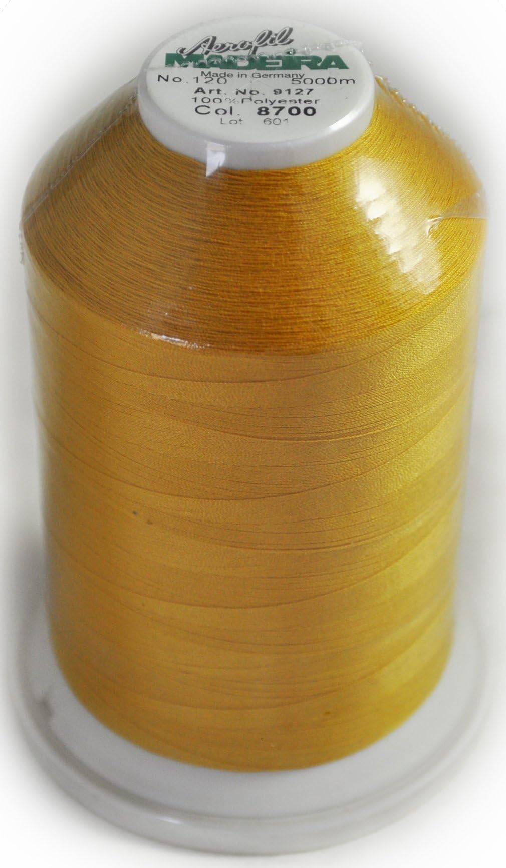Madeira Aerofil 5000yd Sewing Thread - Yellow Brown 91278700