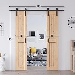 EaseLife 36in x 84in (Double 18in×84in Door) Barn