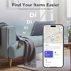 Air Tags-4 Pack, Bluetooth Tracker Works with Apple