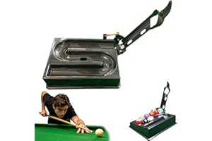 Precision Pool Ball Rack,Billiards Assistance Training Rack for Solo Practice, Holds 15 Balls,Pool Triangle Racks for Accurac