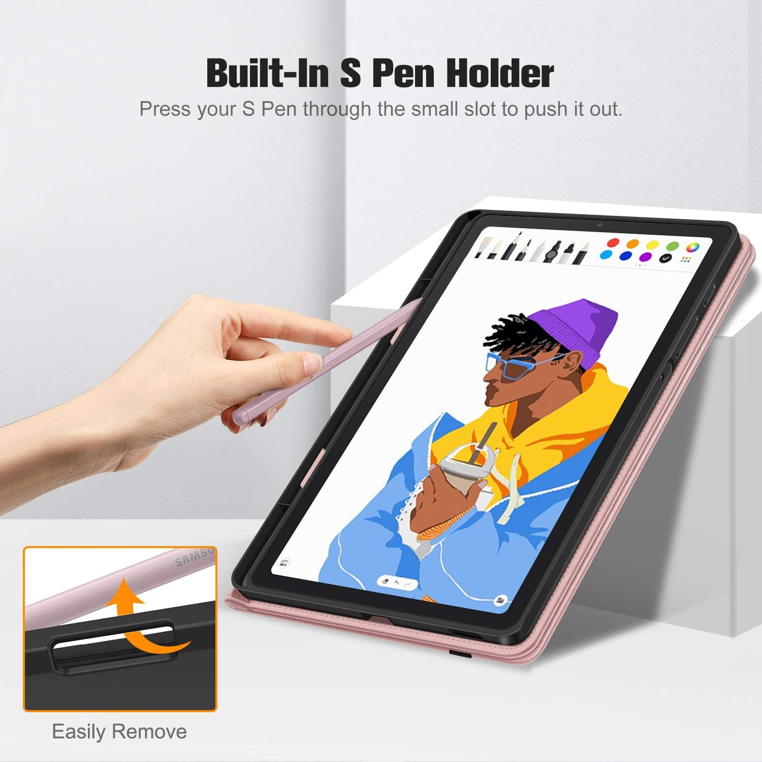 FINTIE Case for Samsung Galaxy Tab S6 Lite 10.4 Inch 2024/2022/ 2020 with S Pen Holder - Image 4