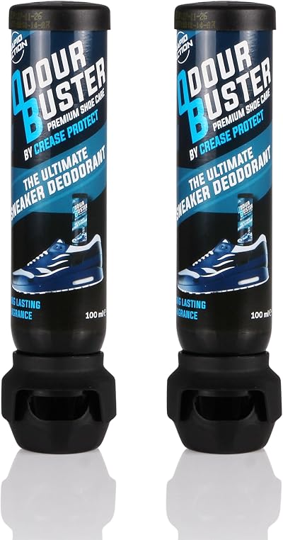 Crease Protect Odour Buster Shoe Deodoriser Spray 1 Pair