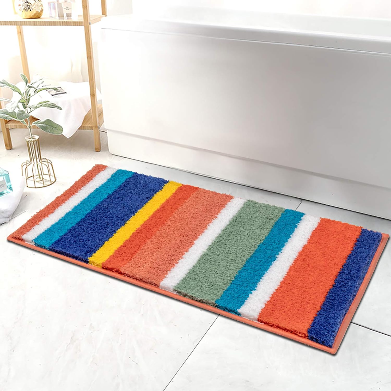 Hebe Extra Long Bathroom Runner Rug Non Slip Microfiber Bath Mat Hebe Extra Long Bathroom Runner Rug Non Slip Microfiber Bath Mat