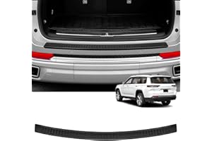 Hugeek Rear Bumper Protector for Jeep 2021-2024 2025 Grand Cherokee L Car Accessories ABS Plastic Material Matte Black Resistant Trunk Door Entry Guards