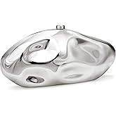 NUSTTAL Acrylic Clutch Purse for Women Irregular Shell Evening Handbag for wedding party