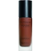 bareMinerals Original Pure Serum Radiant Natural Liquid Foundation Mineral SPF 20, Deep Cool 6, Vegan, Cruelty-Free & Dermatologist-Tested