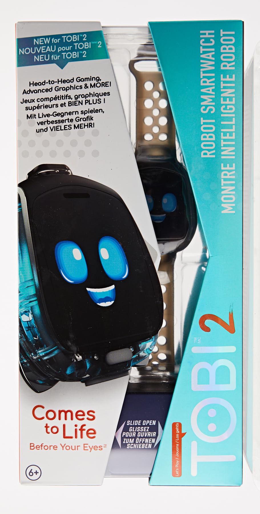 little tikes little tikes 487231EUC Tobi Robot Smartwatch for Children with Digital Camera, Video, Games & Activities for Boys and Girls - Black, from 6+ Years, Black [Exclusive to Amazon]
